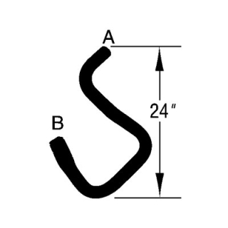 Kühlwasserschlauch Oben - Radiator Hose Upper  Chevy Van  80-96